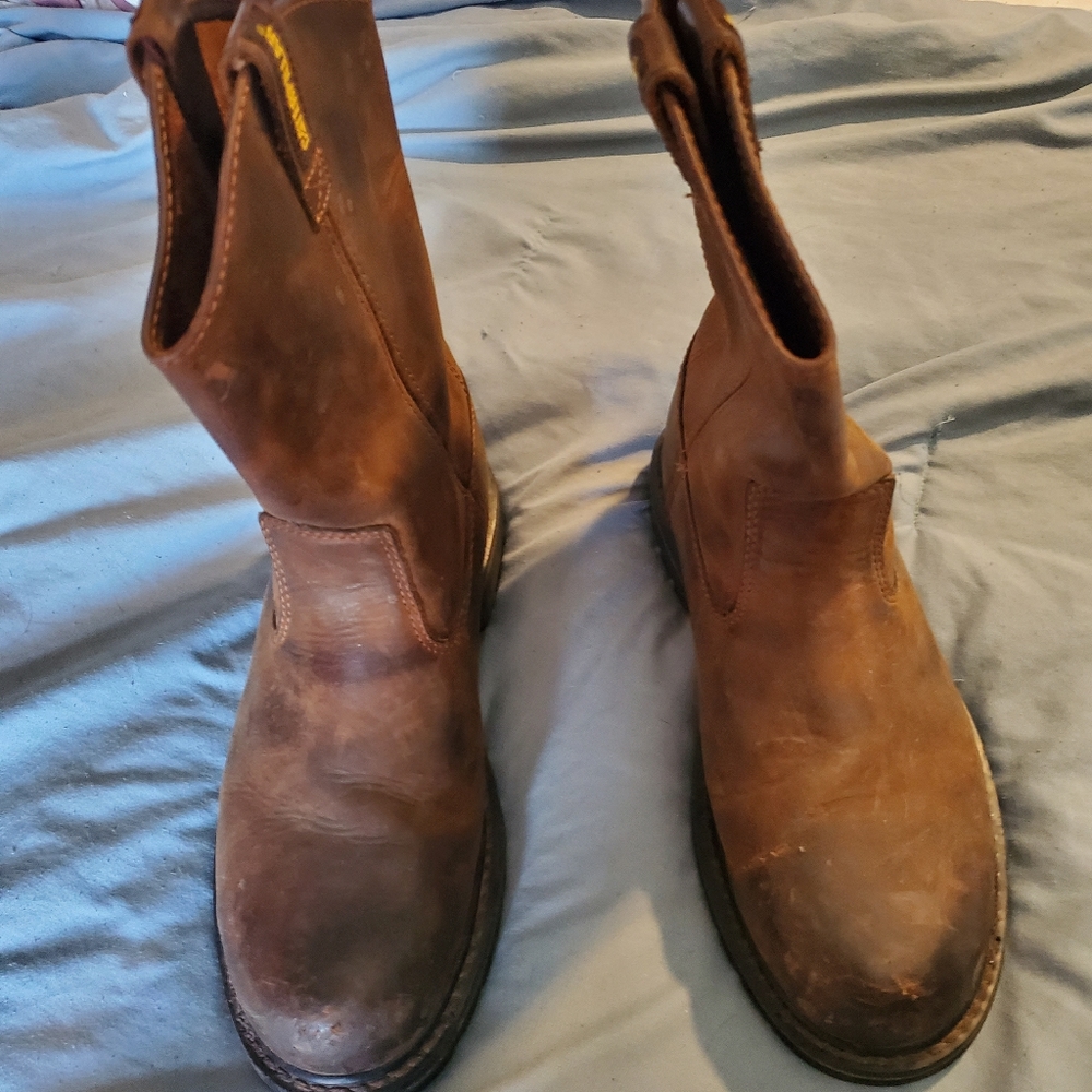 Caterpillar steel toe boots